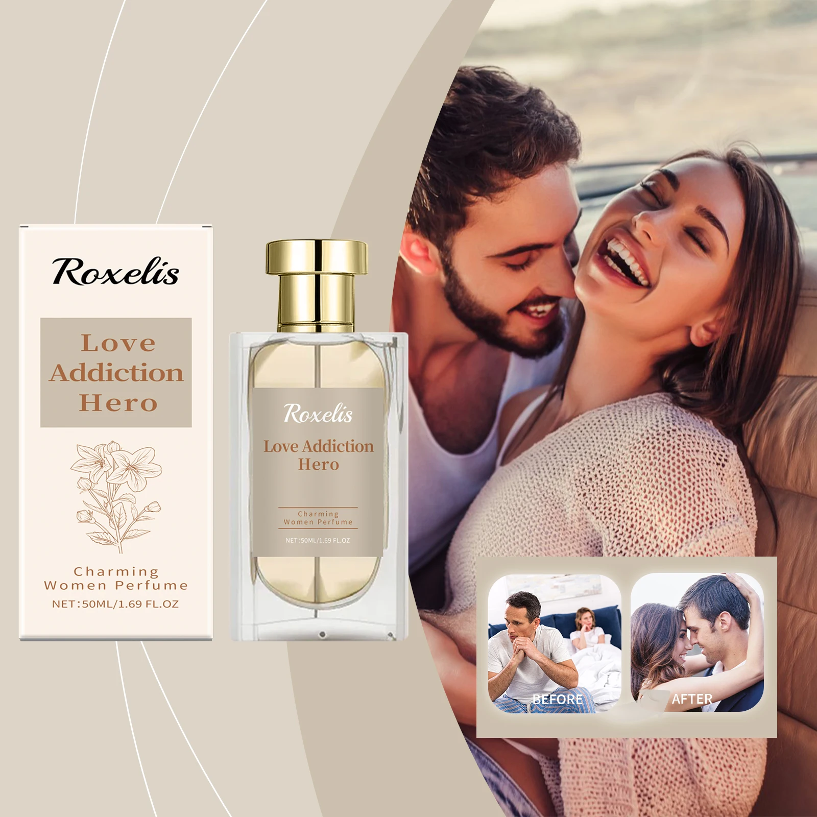 Roxelis Campanula Women's Pheromone Perfume Mild and Persistent Campanula Fragrance Fresh and Elegant Charm Date perfume
Roxelis Campanula Women's Pheromone Perfume Mild and Persistent Campanula Fragrance Fresh and Elegant Charm Date perfume