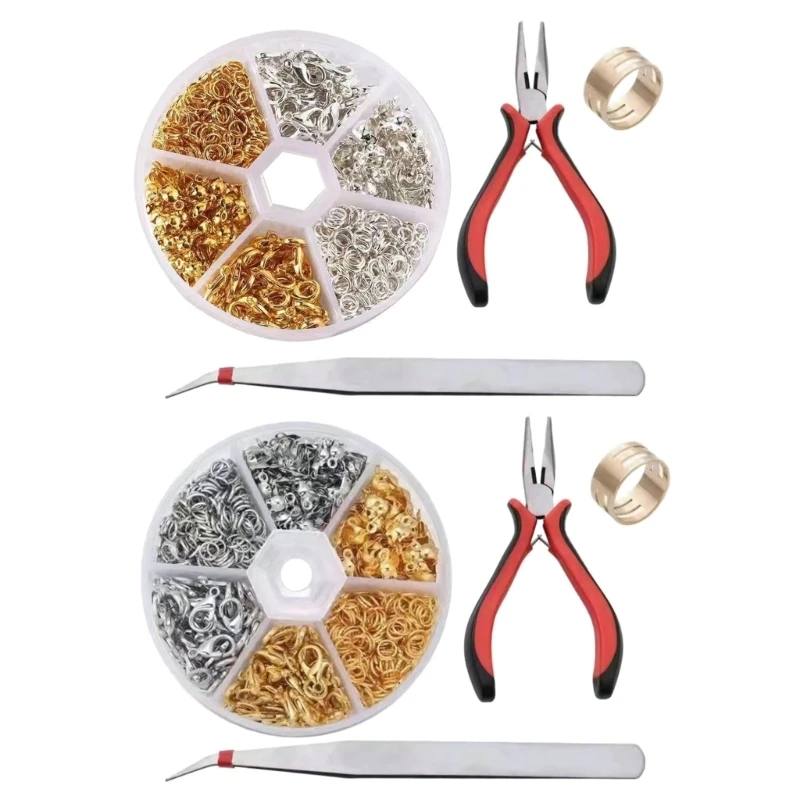 Fast Reach Jewelry Making Jewellery Findings and Pliers Set Reliable Jewelry Components in Storage Box Metal Beading Tools
Fast Reach Jewelry Making Jewellery Findings and Pliers Set Reliable Jewelry Components in Storage Box Metal Beading Tools