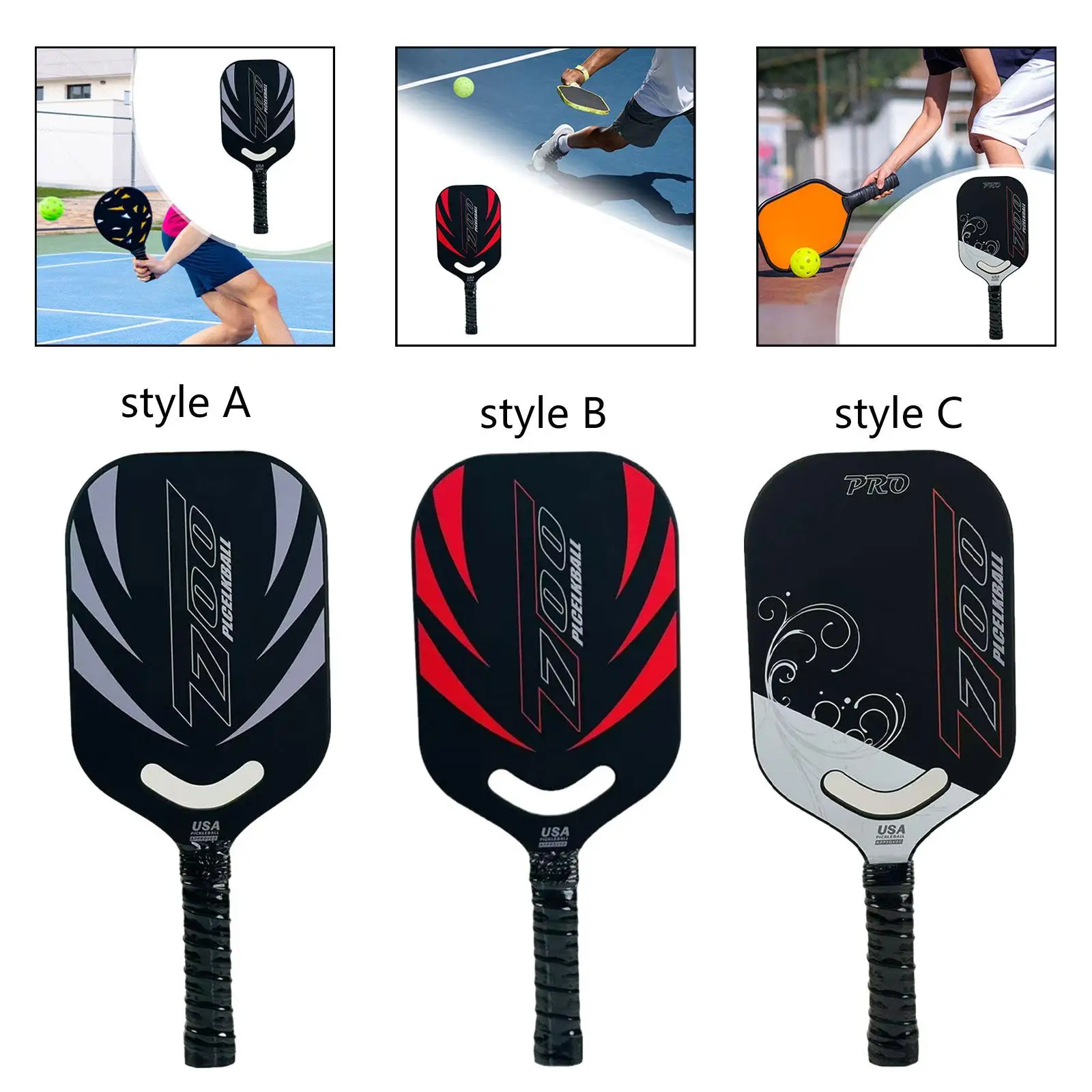 Pickleball Paddle из углеродного волокна для начинающих профессионалов с удобной ручкой
Pickleball Paddle из углеродного волокна для начинающих профессионалов с удобной ручкой