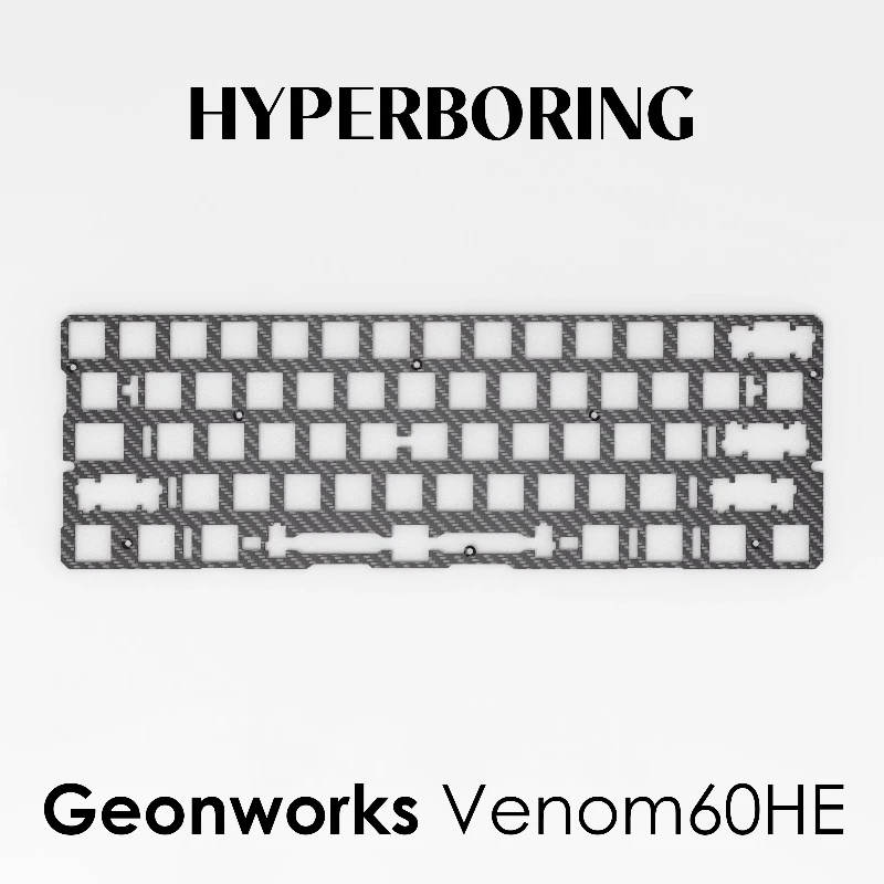 Geonworks Venom60HE Magnetic Axis Keyboard Positioning Plate PCB Accessory FR4 Aluminium Carbon Fiber Foams Keyboards Build Kit
Geonworks Venom60HE Magnetic Axis Keyboard Positioning Plate PCB Accessory FR4 Aluminium Carbon Fiber Foams Keyboards Build Kit