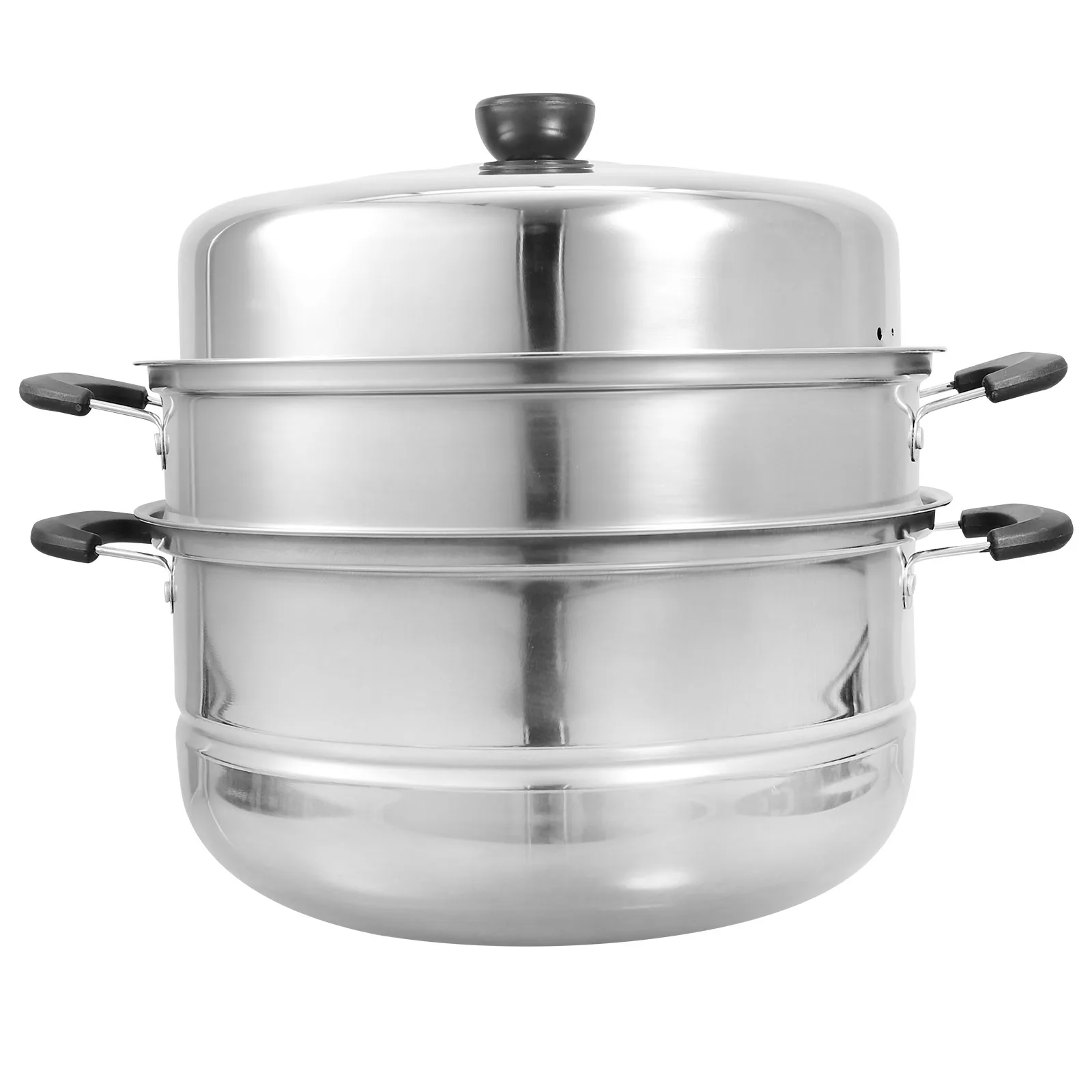 1 set Thickened Stainless Soup Steamer Pot Large Round Vegetable Basket Steam Cookware Kitchen Steamer Pot Basket Accessories
1 set Thickened Stainless Soup Steamer Pot Large Round Vegetable Basket Steam Cookware Kitchen Steamer Pot Basket Accessories