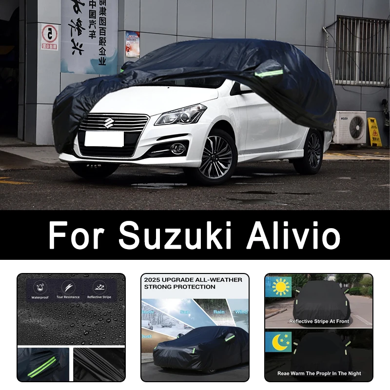 For Suzuki Alivio All-Weather Car Covers 6-in-1 Waterproof Dustproof UV Proof Snowproof Scratch Resistant Protection
For Suzuki Alivio All-Weather Car Covers 6-in-1 Waterproof Dustproof UV Proof Snowproof Scratch Resistant Protection