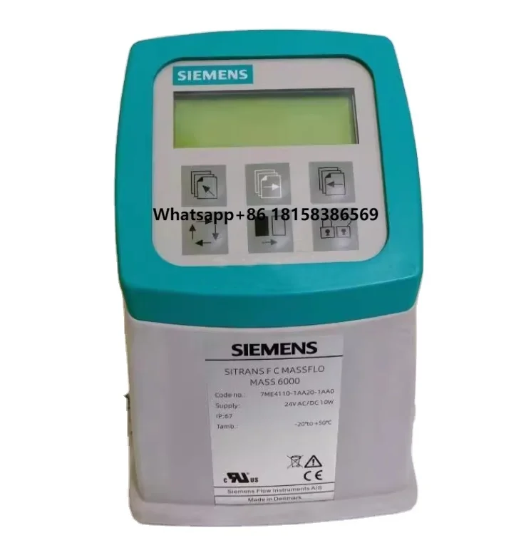 - 7ME4110-1AA20-1AA0 MASS 6000 7ME41101AA201AA0 Flow Instruments New and Original in stock
- 7ME4110-1AA20-1AA0 MASS 6000 7ME41101AA201AA0 Flow Instruments New and Original in stock