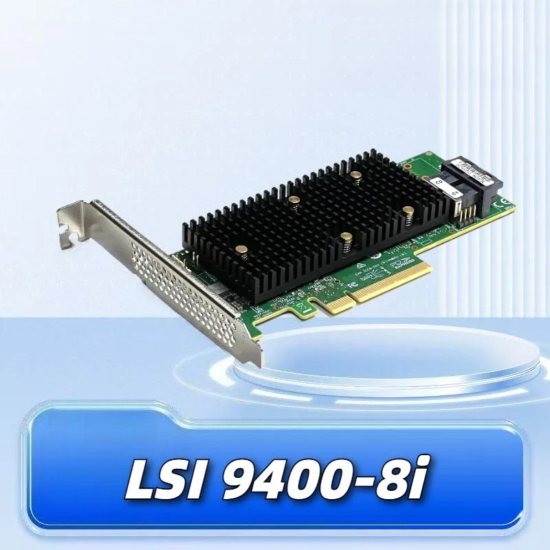 LSI 9400-8i 12Gbps Tri-Mode SAS SATA PCIe NVMe HBA IT Mode JBOD Card for Server Storage
LSI 9400-8i 12Gbps Tri-Mode SAS SATA PCIe NVMe HBA IT Mode JBOD Card for Server Storage