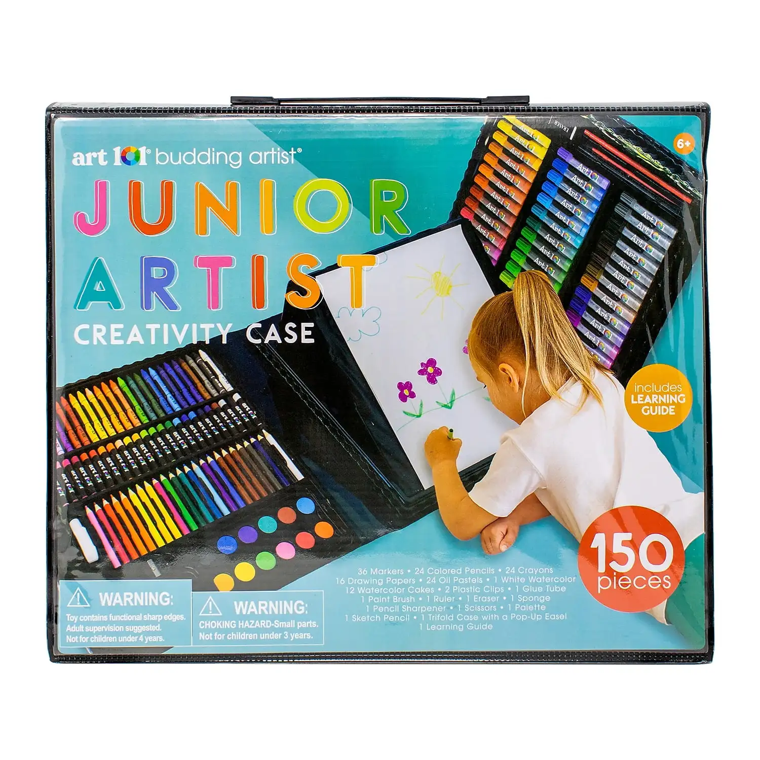 Art 101 Beginner Doodle and Color Multifunctional Art Set with 150 Pieces and Pop-up Easel for Children
Art 101 Beginner Doodle and Color Multifunctional Art Set with 150 Pieces and Pop-up Easel for Children