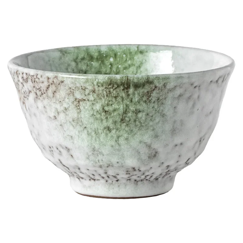 Quaint ceramic rice Japanese retro single eating bowl household tableware porridge salad bowl
Quaint ceramic rice Japanese retro single eating bowl household tableware porridge salad bowl