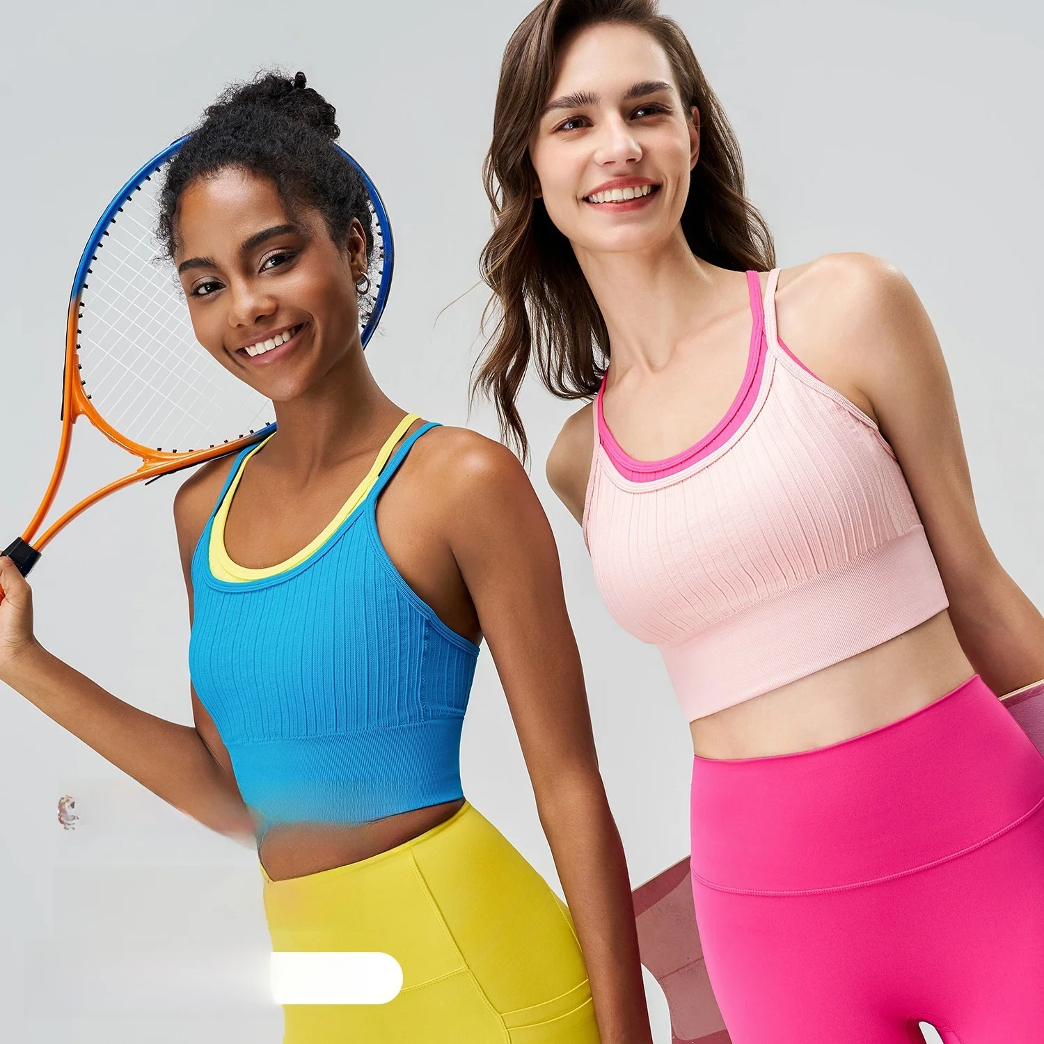 Женское высокопрочное спортивное нижнее белье, цельный контрастный цвет, противоударный жилет для бега, йоги, фитнеса, дышащий бюстгальтер для пилатеса
Женское высокопрочное спортивное нижнее белье, цельный контрастный цвет, противоударный жилет для бега, йоги, фитнеса, дышащий бюстгальтер для пилатеса