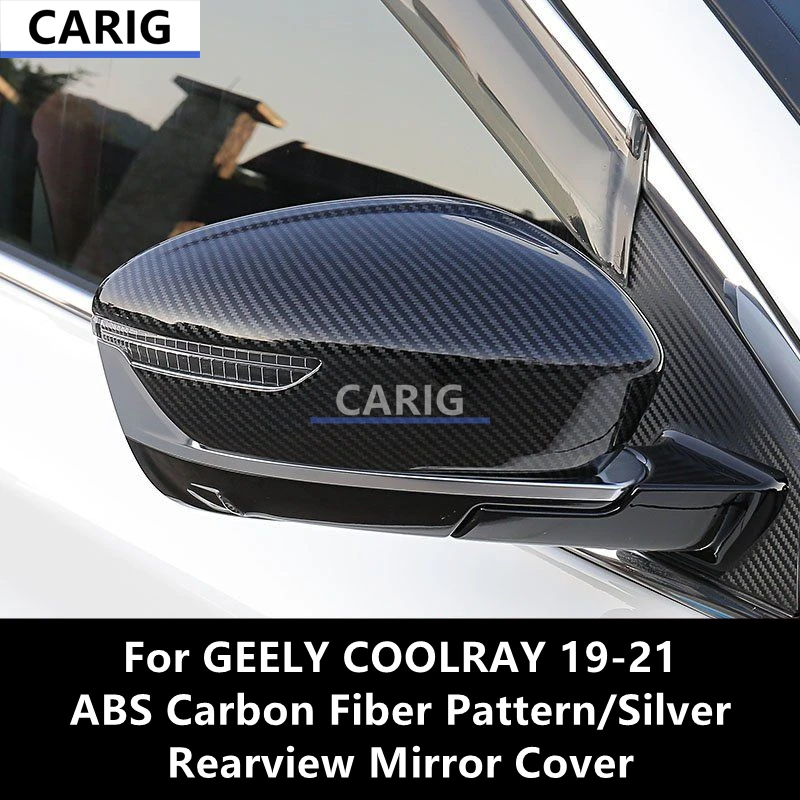 For GEELY COOLRAY 19-21 ABS Carbon Fiber Pattern/Silver Rearview Mirror Cover Explosion-proof Modified Protective Decoration
For GEELY COOLRAY 19-21 ABS Carbon Fiber Pattern/Silver Rearview Mirror Cover Explosion-proof Modified Protective Decoration