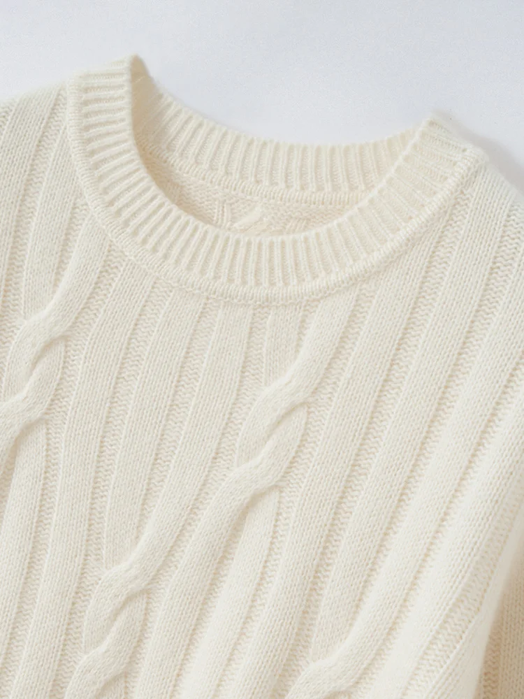 TLOML Высококачественный женский свитер из 100% кашемира с круглым вырезом, свободный пуловер крупной вязки, осенне-зимний кашемировый трикотаж, мягкие повседневные топы
TLOML Высококачественный женский свитер из 100% кашемира с круглым вырезом, свободный пуловер крупной вязки, осенне-зимний кашемировый трикотаж, мягкие повседневные топы