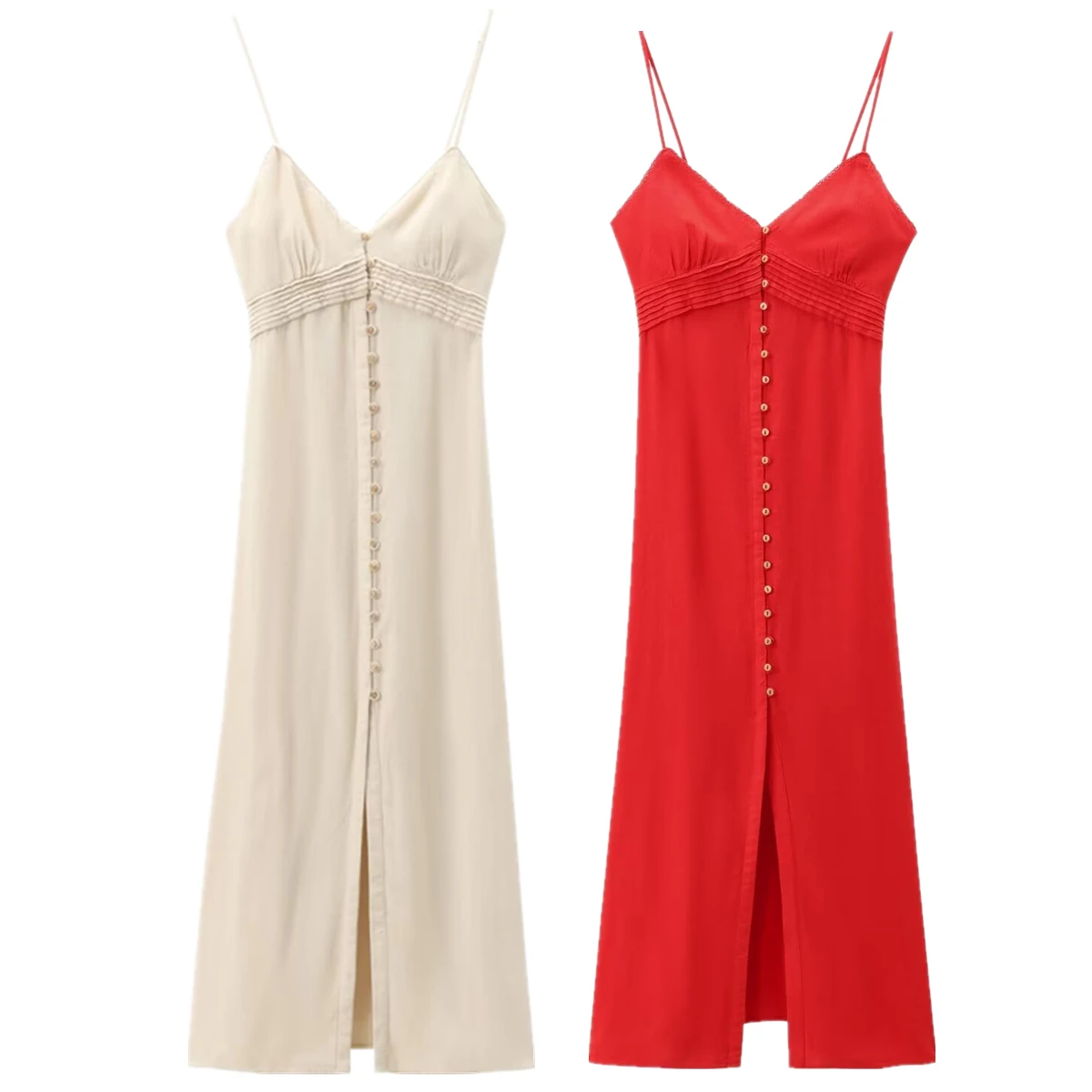 Dave&Di French Retro Cotton Linen Strapless Dress Women Single Breasted Straight Midi Dress Summer Vestidos
Dave&Di French Retro Cotton Linen Strapless Dress Women Single Breasted Straight Midi Dress Summer Vestidos