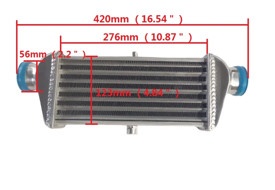 FMIC BAR&PLATE Aluminum Intercooler 280x140x65 mm 2.2''(55mm) Inlet/Outlet Turbo
FMIC BAR&PLATE Aluminum Intercooler 280x140x65 mm 2.2''(55mm) Inlet/Outlet Turbo