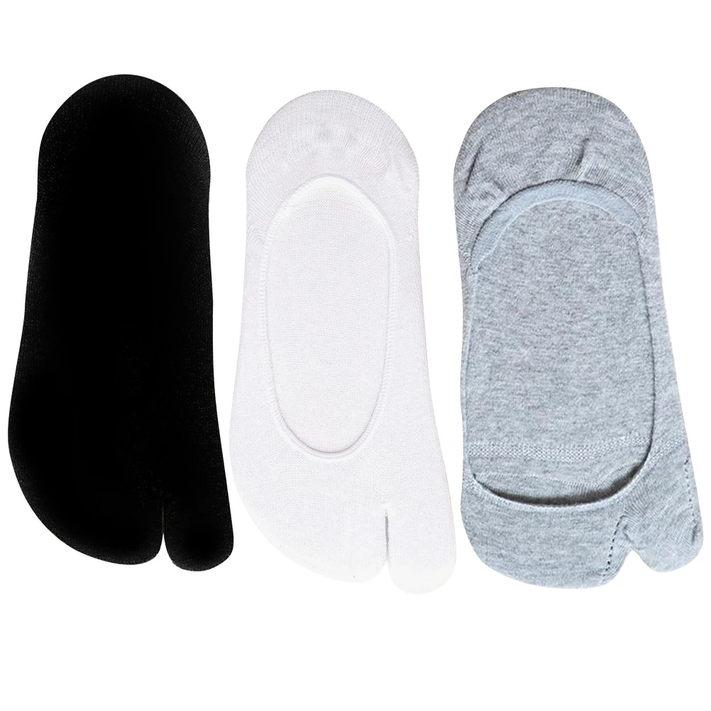 3pcs Toe Non-Slip Summer Slipper Socks Big Toe Separation Sweat Absorbing Foot Cushion Forefoot Pads Black Grey White Unisex
3pcs Toe Non-Slip Summer Slipper Socks Big Toe Separation Sweat Absorbing Foot Cushion Forefoot Pads Black Grey White Unisex