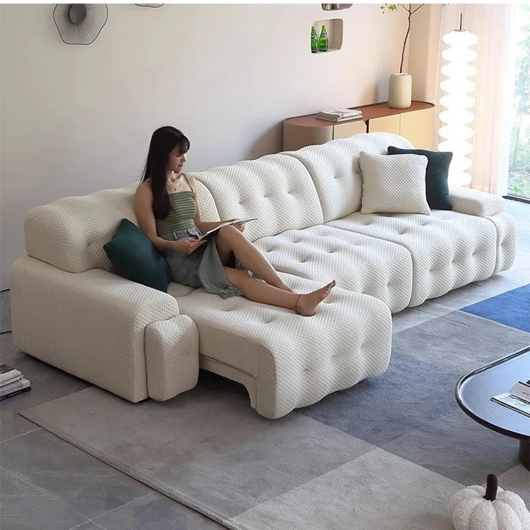 Electric sofa Italian minimalist living room Modern minimalist telescopic wireless remote control function Fabric sofa bed
Electric sofa Italian minimalist living room Modern minimalist telescopic wireless remote control function Fabric sofa bed