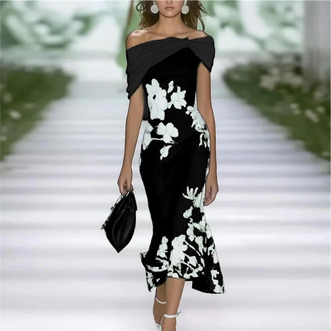 Elegant Floral Print Long Dress for Work Party Vacation Suitable for All Seasons Women's Fashion Clothesvestidos largos
Elegant Floral Print Long Dress for Work Party Vacation Suitable for All Seasons Women's Fashion Clothesvestidos largos