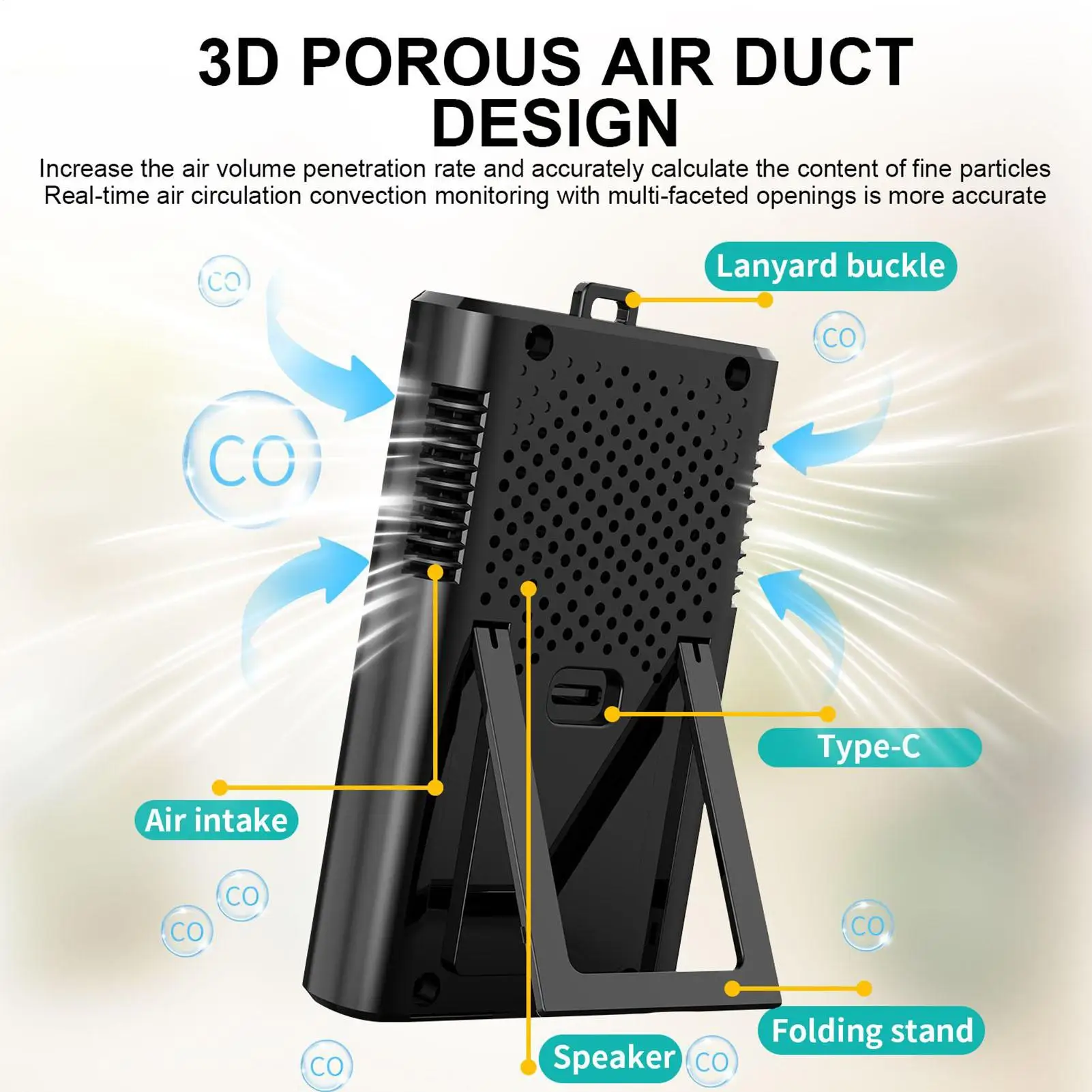 Portable Co Detector For Travel Temp & Humidity Display Alarm Travel Co Detector Air Quality Monitor For RV Traveling Hotel
Portable Co Detector For Travel Temp & Humidity Display Alarm Travel Co Detector Air Quality Monitor For RV Traveling Hotel