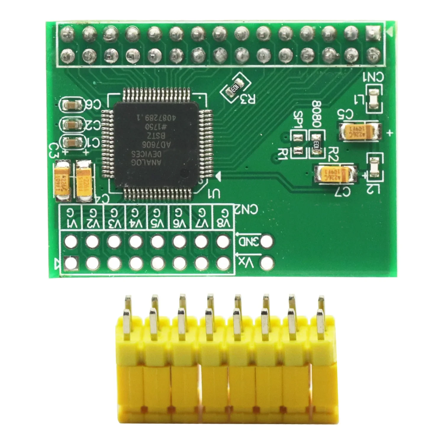 16Bits AD7606 Module 8-Channel 8 CH Synchronization Sampling AD7606 Data Acquisition Module
16Bits AD7606 Module 8-Channel 8 CH Synchronization Sampling AD7606 Data Acquisition Module
