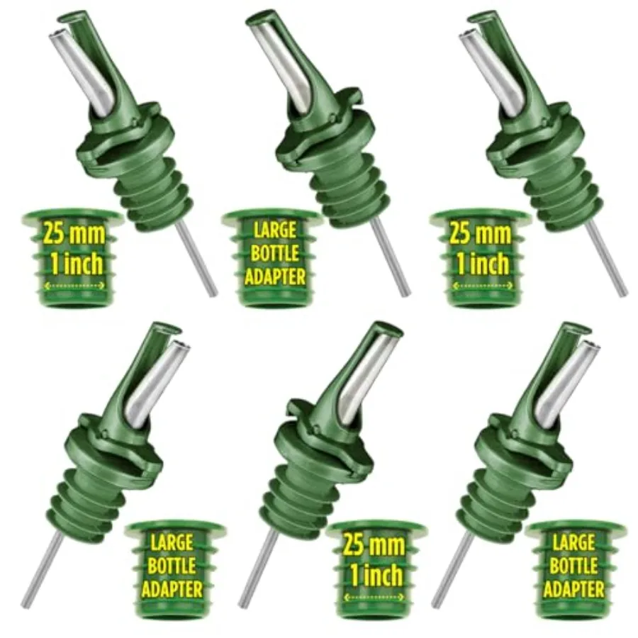 Olive Oil Spout for Olive Oil Dispenser - UK Patented Oil Pourer - Mid Flow Shut Off for Accurate Measurement - One Handed Open
Olive Oil Spout for Olive Oil Dispenser - UK Patented Oil Pourer - Mid Flow Shut Off for Accurate Measurement - One Handed Open