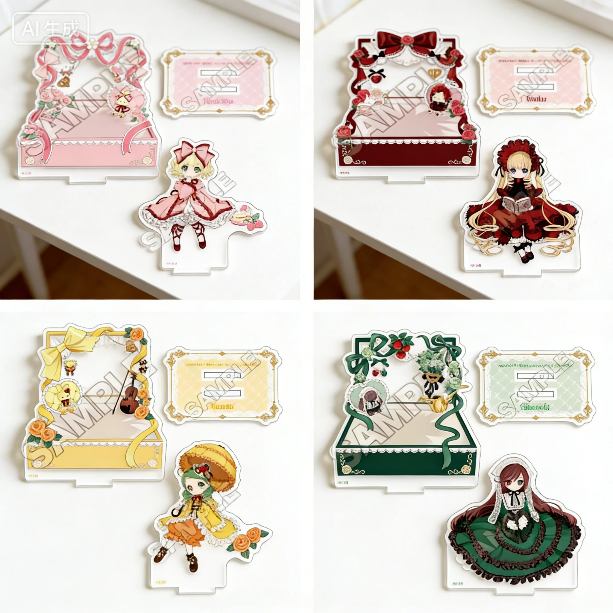 Rozen Maiden The Box Garden Series of the Rose-Adoring Girl Shinku Acrylic Stand Model Plate Keychains Bedroom Decoration
Rozen Maiden The Box Garden Series of the Rose-Adoring Girl Shinku Acrylic Stand Model Plate Keychains Bedroom Decoration