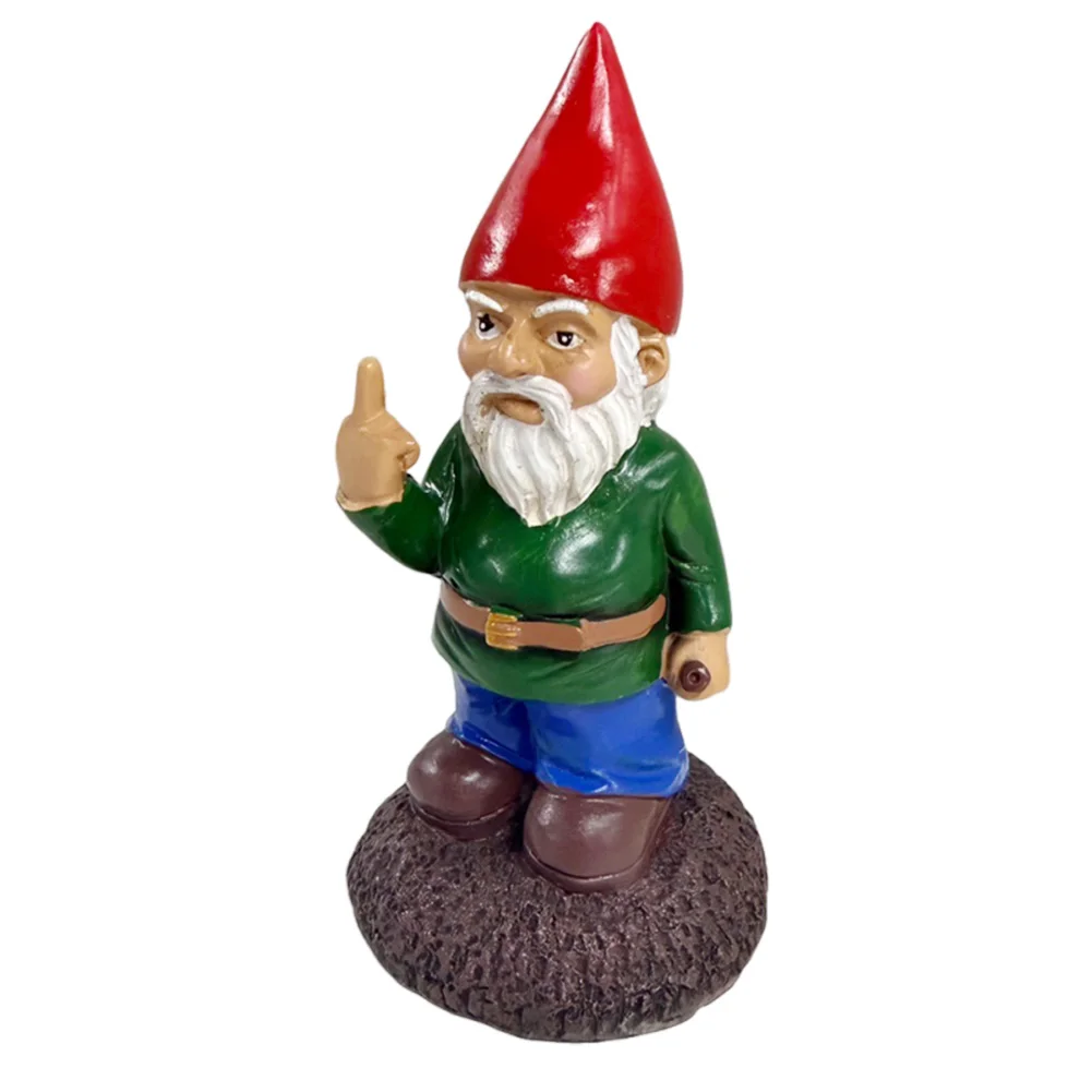 Садовая фигурка гнома с белой бородой и показывающим средний палец, 15 см, для декора газона и сада
Садовая фигурка гнома с белой бородой и показывающим средний палец, 15 см, для декора газона и сада