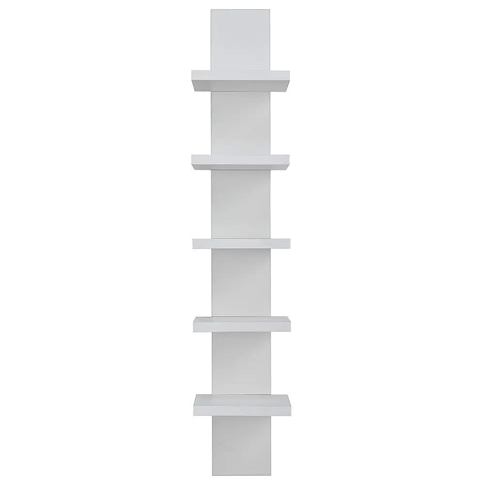 5 Tier Wall Shelf Unit Narrow - Vertical Column Ladder Shelf, Floating Storage, Home Decor Organizer, Tall Tower Design,
5 Tier Wall Shelf Unit Narrow - Vertical Column Ladder Shelf, Floating Storage, Home Decor Organizer, Tall Tower Design,