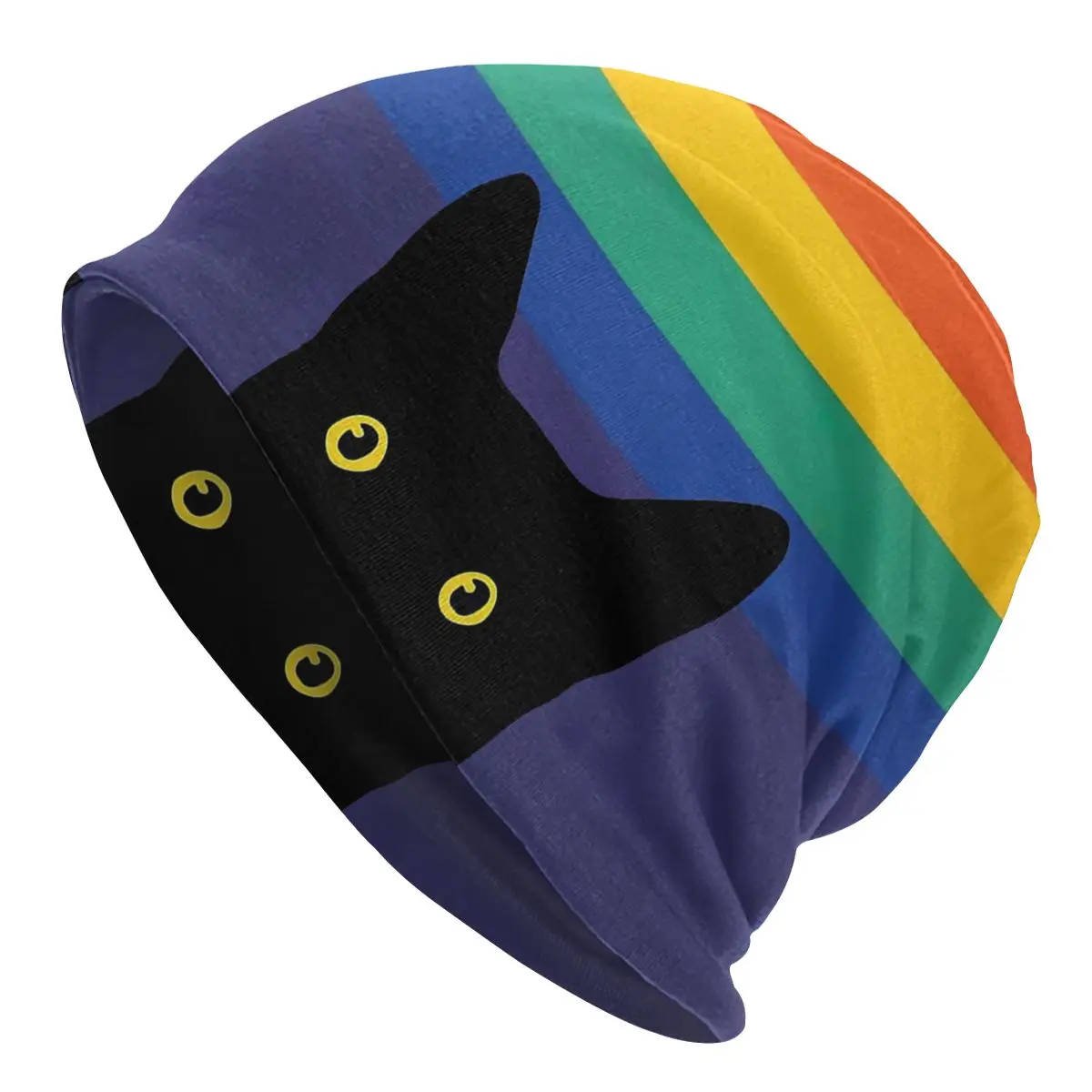 Peeking Cat In Rainbow Circle LGBTQ Flag Washed Thin Bonnet Outdoor Casual Beanies Protection Men Women Hats
Peeking Cat In Rainbow Circle LGBTQ Flag Washed Thin Bonnet Outdoor Casual Beanies Protection Men Women Hats