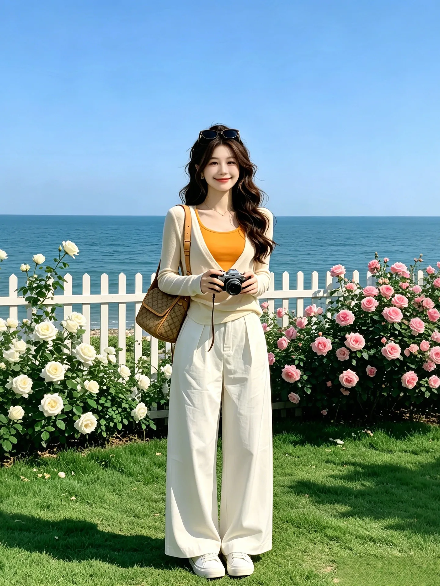 Lightweight Long Sleeve Knitted Top And Vest Two-Piece Set for Women Summer Fashion Outfit Breathable Comfortable round Neck ...
Lightweight Long Sleeve Knitted Top And Vest Two-Piece Set for Women Summer Fashion Outfit Breathable Comfortable round Neck ...