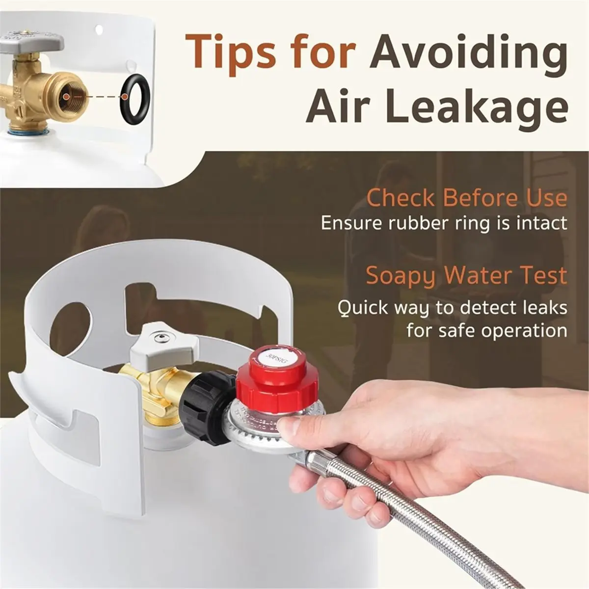 2026 New Adjustable High Pressure Propane Regulator with Gauge, 5-Foot Stainless Braided Hose for Outdoor Cooking
2026 New Adjustable High Pressure Propane Regulator with Gauge, 5-Foot Stainless Braided Hose for Outdoor Cooking