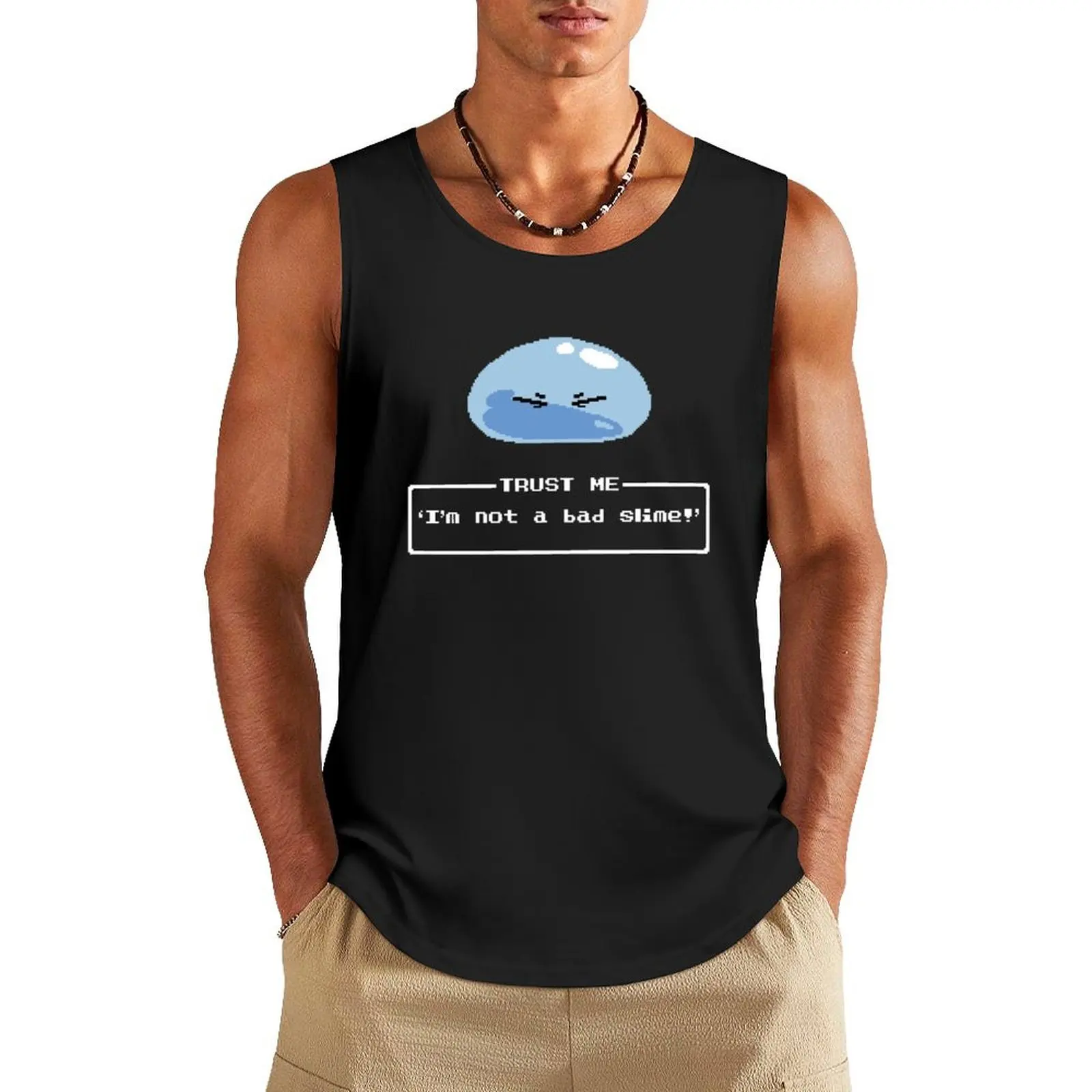 Trust me, I'm not a bad slime! Tank Top singlet for men sleeveless gym shirt man fitness Men's tops vest men
Trust me, I'm not a bad slime! Tank Top singlet for men sleeveless gym shirt man fitness Men's tops vest men