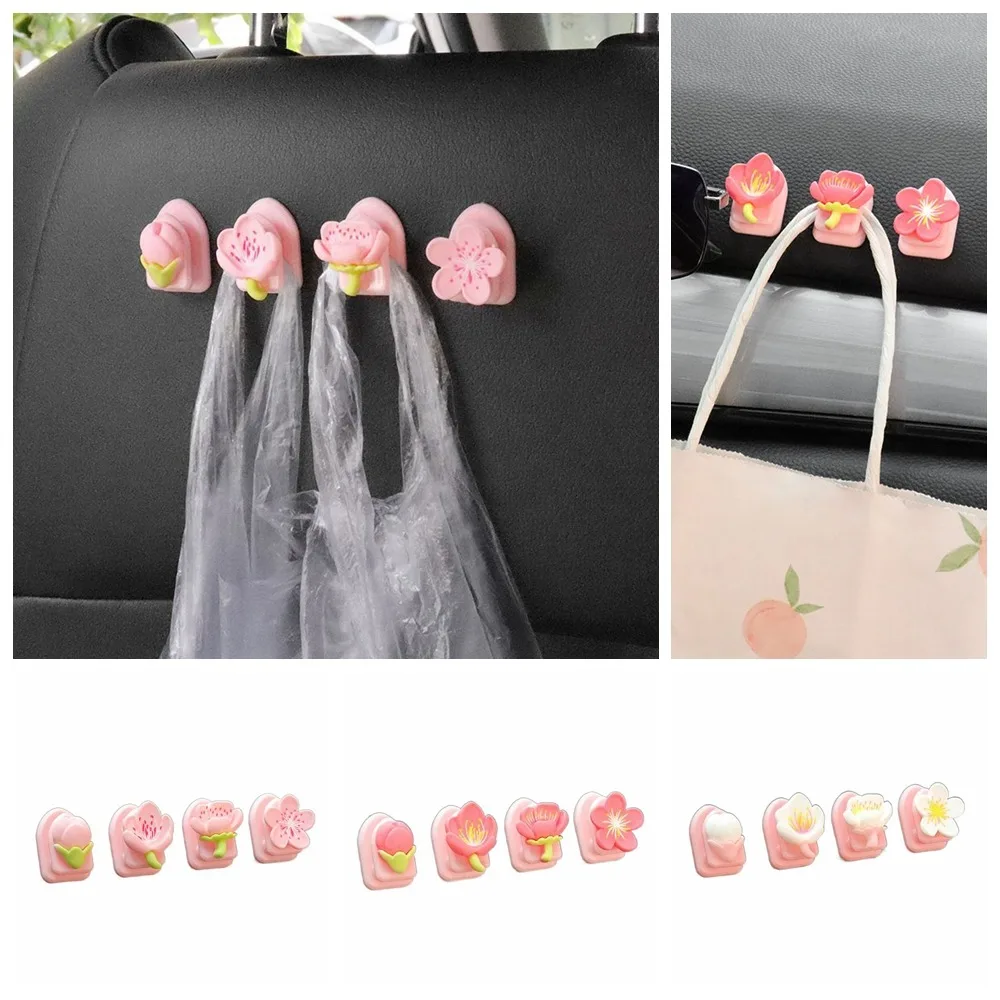 Peach Blossom Flower Car Small Hook Paste Style Multifunctional Cartoon Car Hooks Durable Cute Car Hanging Hook 
Peach Blossom Flower Car Small Hook Paste Style Multifunctional Cartoon Car Hooks Durable Cute Car Hanging Hook