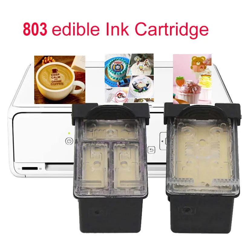 Для HP803 803XL съедобный картридж с чернилами для кофе-принтера, пищевой картридж с съедобными чернилами
Для HP803 803XL съедобный картридж с чернилами для кофе-принтера, пищевой картридж с съедобными чернилами