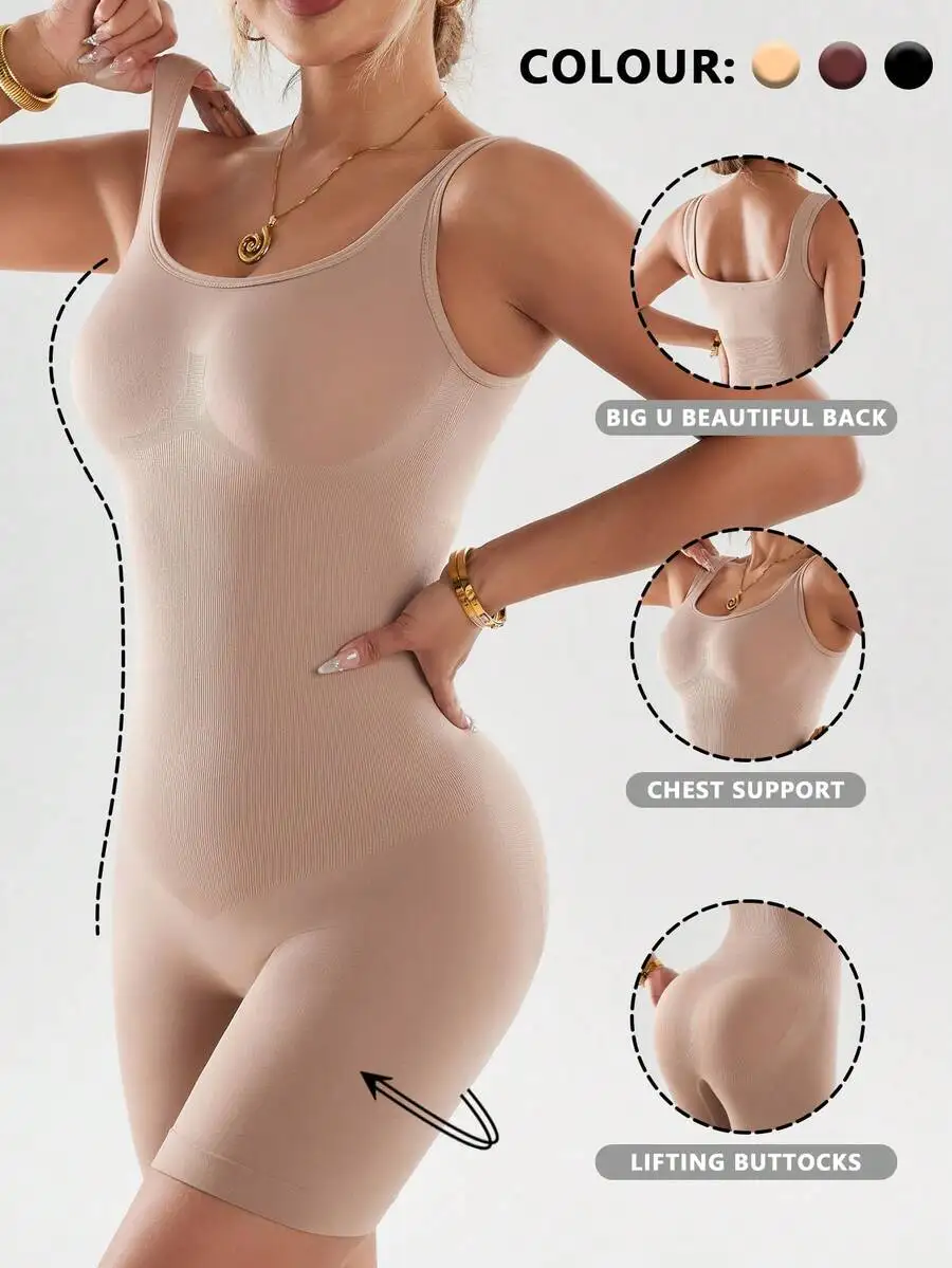 CELILIN 3 Pack Women High Waist Body Shaping Bodysuit, Tummy Tightening Butt Lifting Sculpting Shapewear, Slim Contour
CELILIN 3 Pack Women High Waist Body Shaping Bodysuit, Tummy Tightening Butt Lifting Sculpting Shapewear, Slim Contour