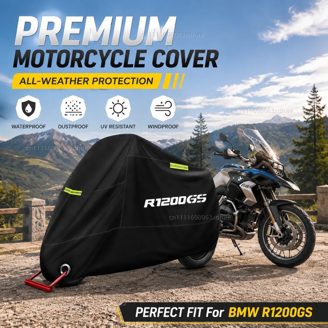 All Season Motorcycle Cover Rainproof Dustproof UV Protection 190T Oxford Cloth For For BMW R1200GS 2007-2011 2012 R 1200 GS adv
All Season Motorcycle Cover Rainproof Dustproof UV Protection 190T Oxford Cloth For For BMW R1200GS 2007-2011 2012 R 1200 GS adv