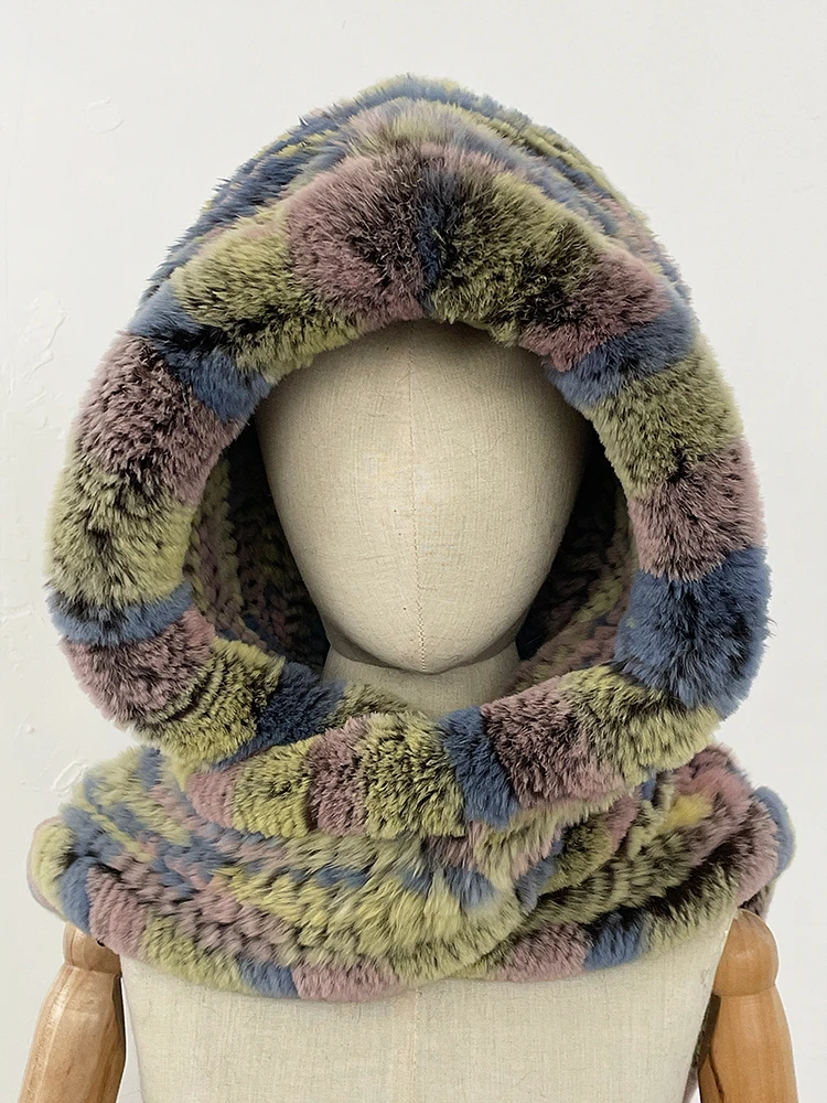 New Winter Women Cute Cycling Cap Child Fluffy Rea Fur Neckerchief Thick Warm Windproof Natural Rabbit Fur Hat With Scarf
New Winter Women Cute Cycling Cap Child Fluffy Rea Fur Neckerchief Thick Warm Windproof Natural Rabbit Fur Hat With Scarf