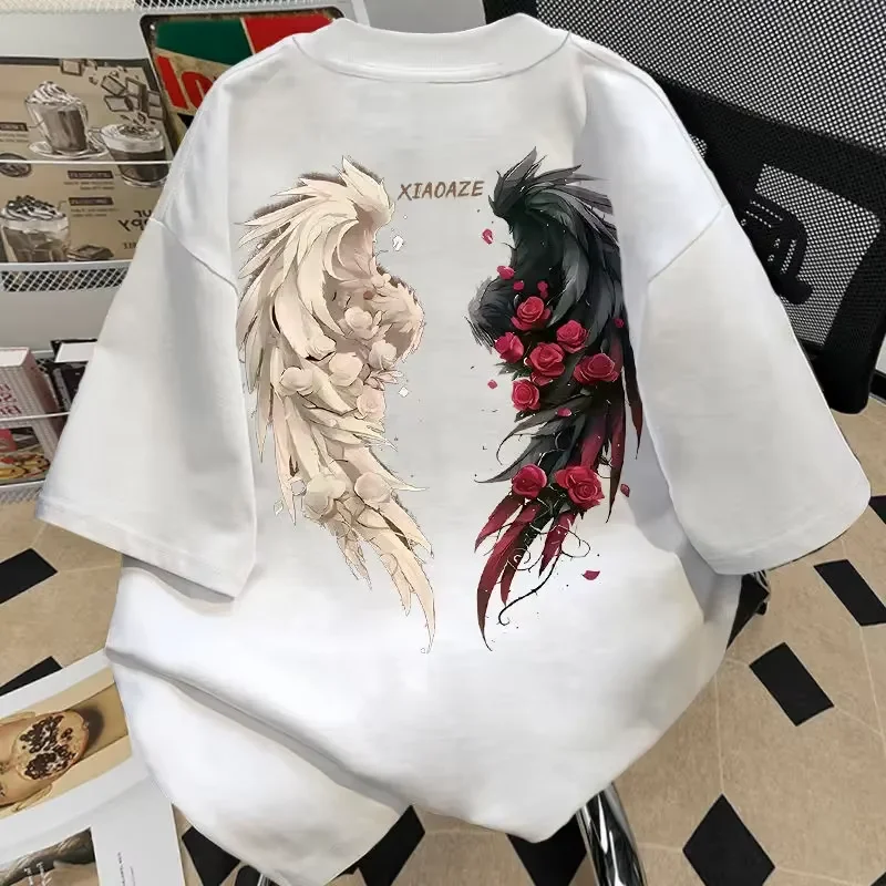 Creative Wings Men's T-Shirts Heavy Pure Cotton High Street Oversized Graphic T-Shirt Hip Hop Round Neck Short Sleeve Top Tees
Creative Wings Men's T-Shirts Heavy Pure Cotton High Street Oversized Graphic T-Shirt Hip Hop Round Neck Short Sleeve Top Tees