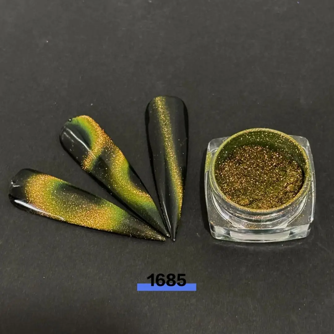 Intense Super Shifting Chameleon Cat Eye Color Shift 3D magnetic Pigment For Nail Art
Intense Super Shifting Chameleon Cat Eye Color Shift 3D magnetic Pigment For Nail Art