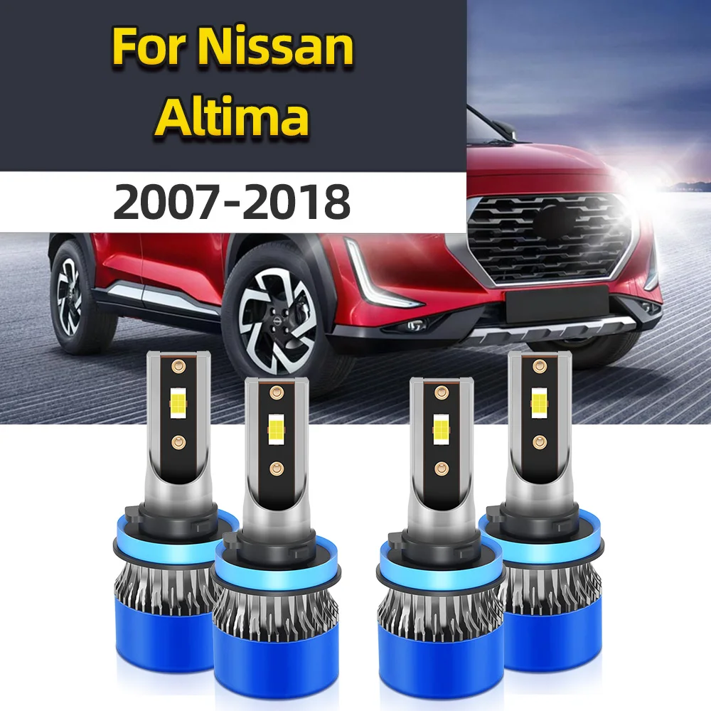 Комбинированные 4 шт. лампы для Nissan Altima 2007-2018 автомобильные фары 20000LM 110 Вт Plug & Play дальнего ближнего света комплект авто головные фары Lampada H11 H9 H8
Комбинированные 4 шт. лампы для Nissan Altima 2007-2018 автомобильные фары 20000LM 110 Вт Plug & Play дальнего ближнего света комплект авто головные фары Lampada H11 H9 H8