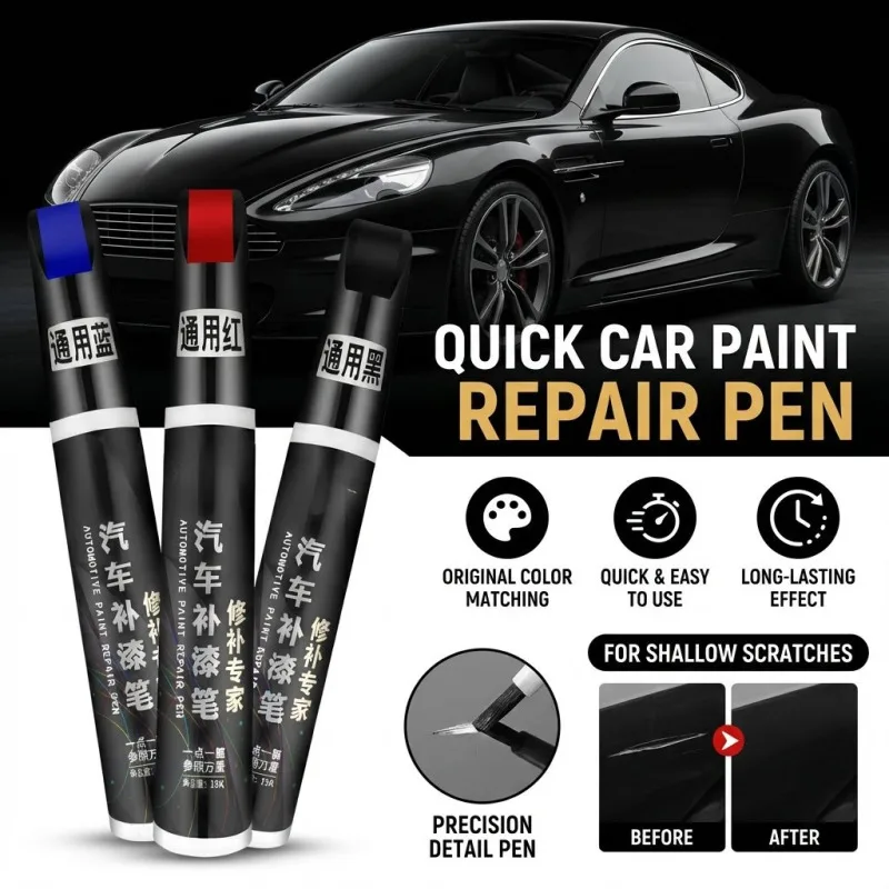 Car Paint Pen Scratch Repair Easy to Use Non-fading Quick Fix Multi-Colors Auto Maintenance Tool Save Your Money
Car Paint Pen Scratch Repair Easy to Use Non-fading Quick Fix Multi-Colors Auto Maintenance Tool Save Your Money