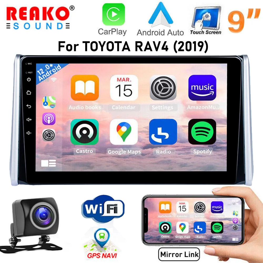 REAKOSOUND Car Radio For Toyota RAV4 XA50 2018 - 2020 GPS Navigation Carplay BT Multimedia Video Player Android 12 2 Din 4G WIFI
REAKOSOUND Car Radio For Toyota RAV4 XA50 2018 - 2020 GPS Navigation Carplay BT Multimedia Video Player Android 12 2 Din 4G WIFI