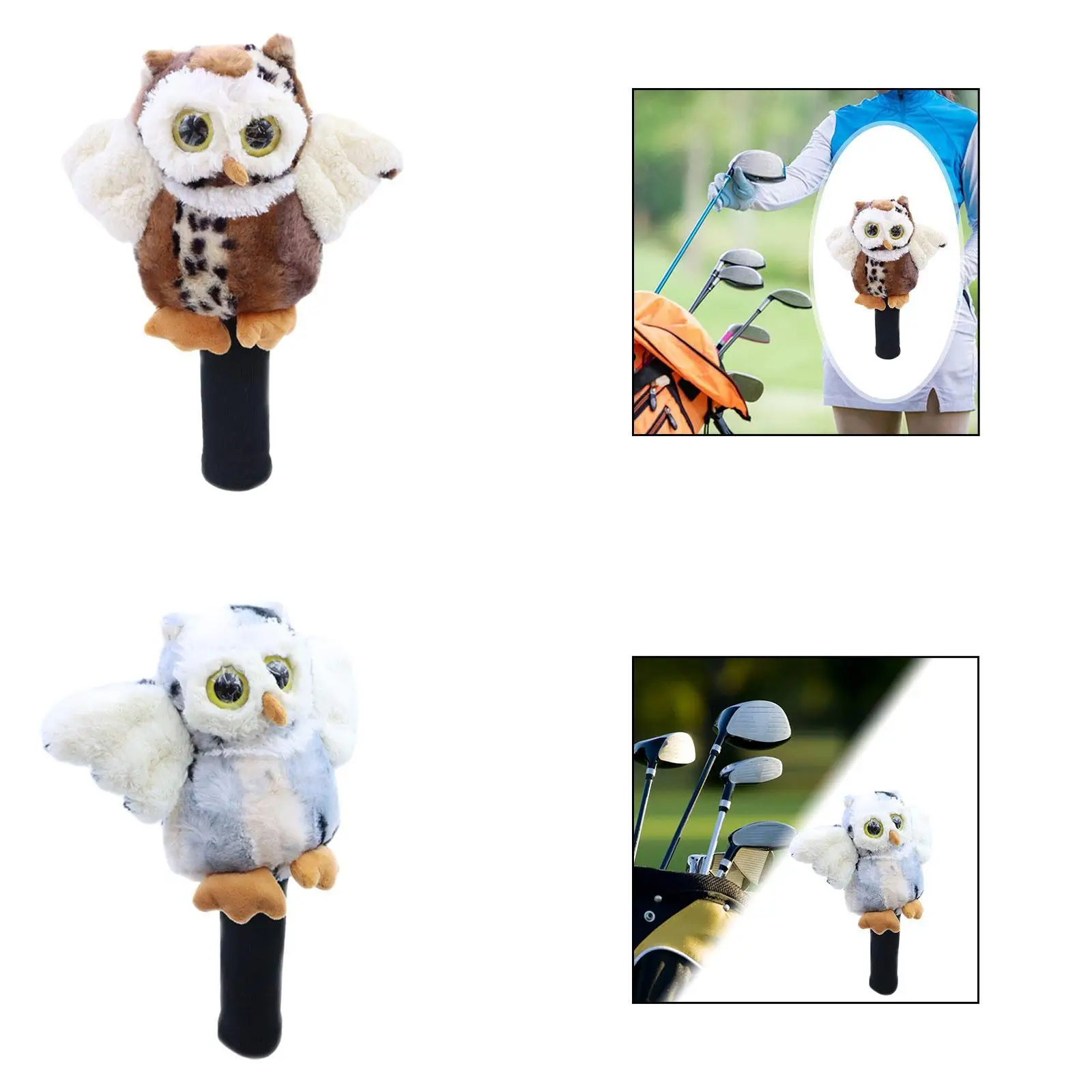 Owl Character Golf Headcover Plush Knitted Wood Club Head Protection for Golfers Driver Gift Golfing Accessories
Owl Character Golf Headcover Plush Knitted Wood Club Head Protection for Golfers Driver Gift Golfing Accessories