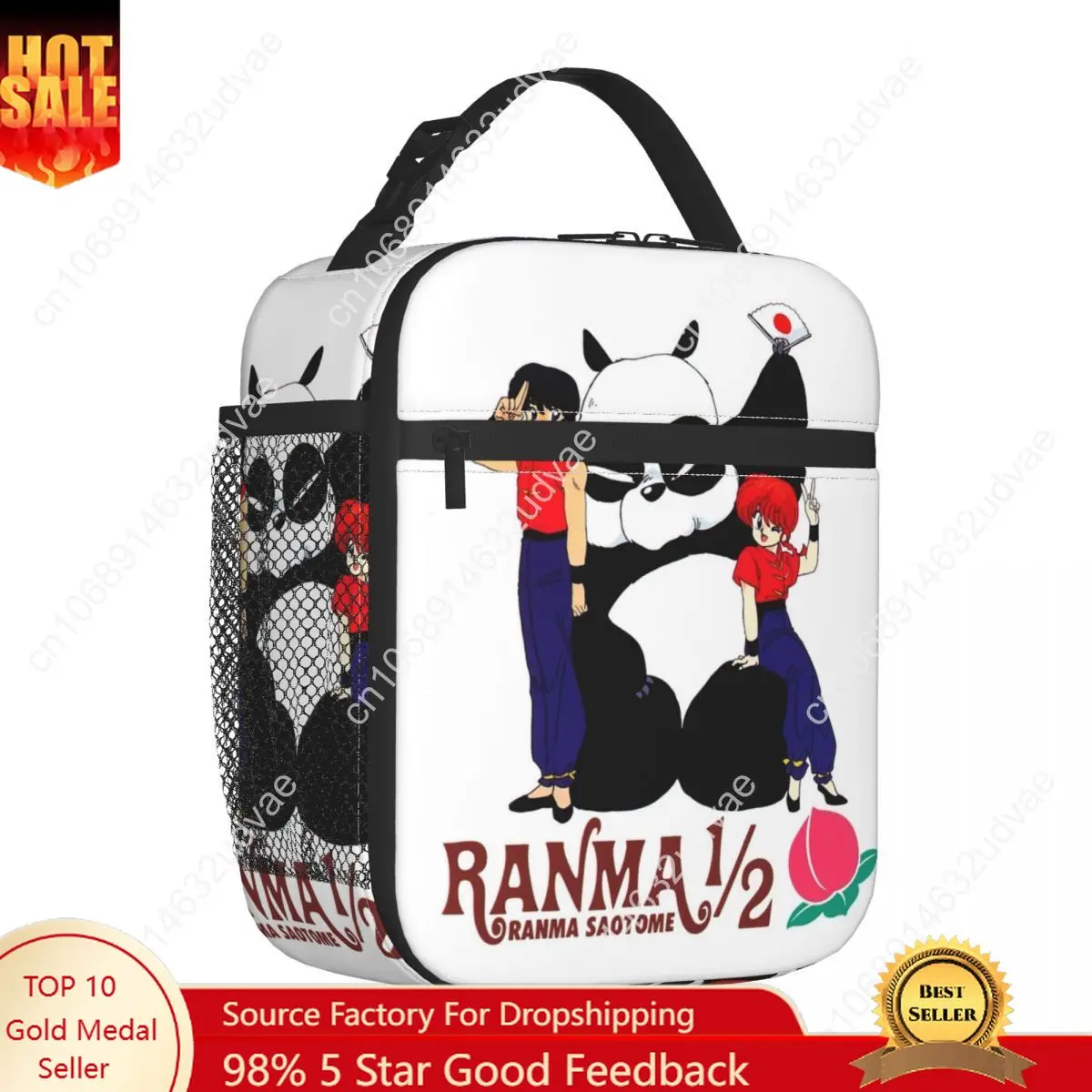 Ranma Saotome & Genma Saotome Insulated Lunch Bags Japanese Anime Storage Food Box Portable Thermal Cooler Lunch Boxes
Ranma Saotome & Genma Saotome Insulated Lunch Bags Japanese Anime Storage Food Box Portable Thermal Cooler Lunch Boxes