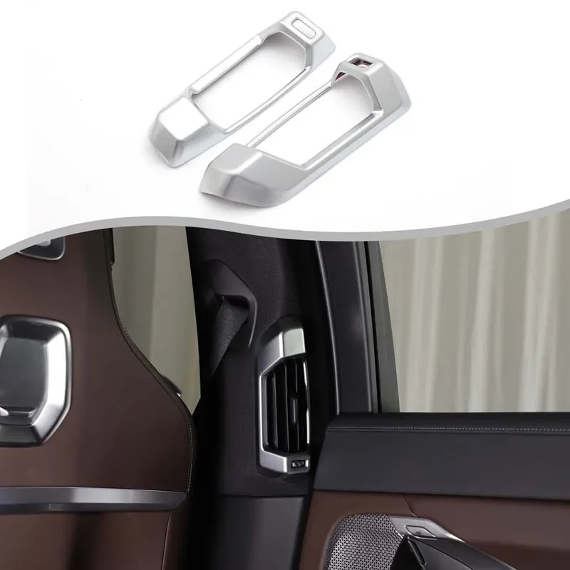 ABS Carbon Fiber For BMW 7 Series G70 2023-2025+ Car styling Car B-pillar Air outlet frame Decorative sticker Car accessories
ABS Carbon Fiber For BMW 7 Series G70 2023-2025+ Car styling Car B-pillar Air outlet frame Decorative sticker Car accessories