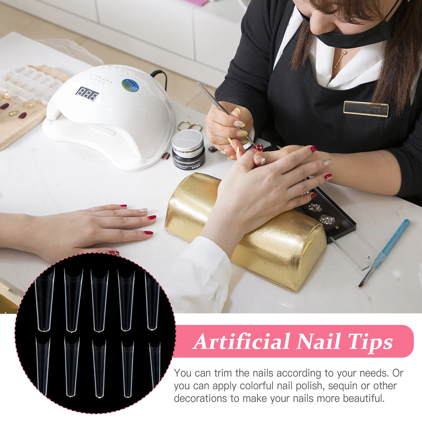 500 Pcs French Tips Fake Nails False Extension Transparent Abs Artificial Fingernails
500 Pcs French Tips Fake Nails False Extension Transparent Abs Artificial Fingernails