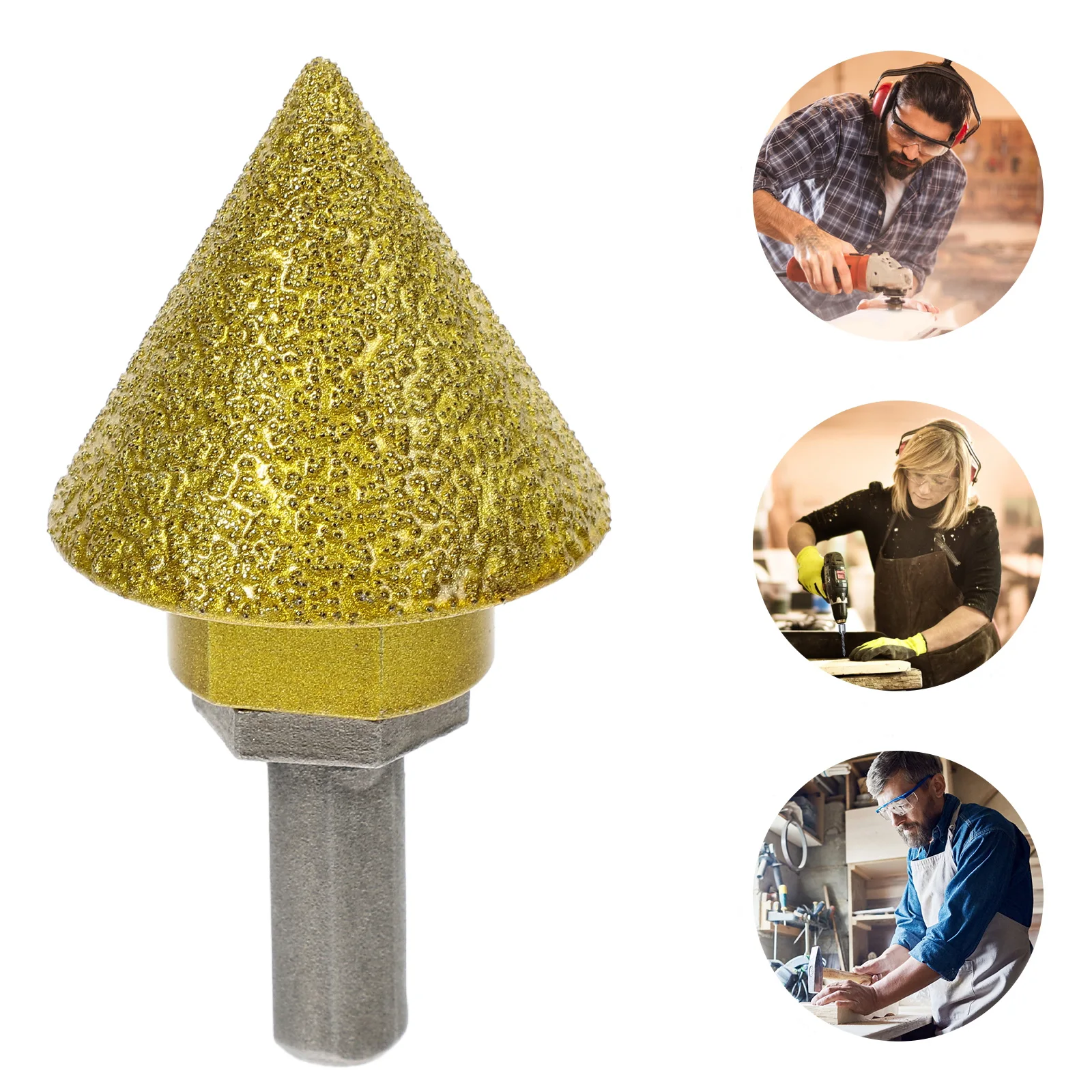 Diamond Drill Bits 50mm Shank for Ceramic Tiles Countertops Hole Expansion Trimming Beveling Edge Drilling Tile Pots Glass
Diamond Drill Bits 50mm Shank for Ceramic Tiles Countertops Hole Expansion Trimming Beveling Edge Drilling Tile Pots Glass