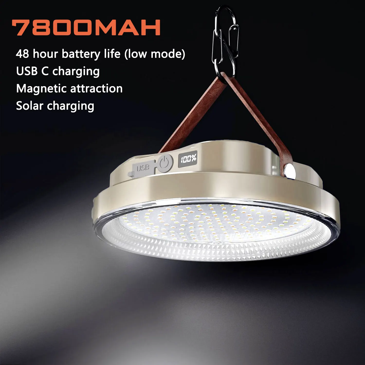 Multifunctional High Power solar LED Camping Lantern Portable Rechargeable Tent Light with Magnet Power Bank Emergency Lamp
Multifunctional High Power solar LED Camping Lantern Portable Rechargeable Tent Light with Magnet Power Bank Emergency Lamp