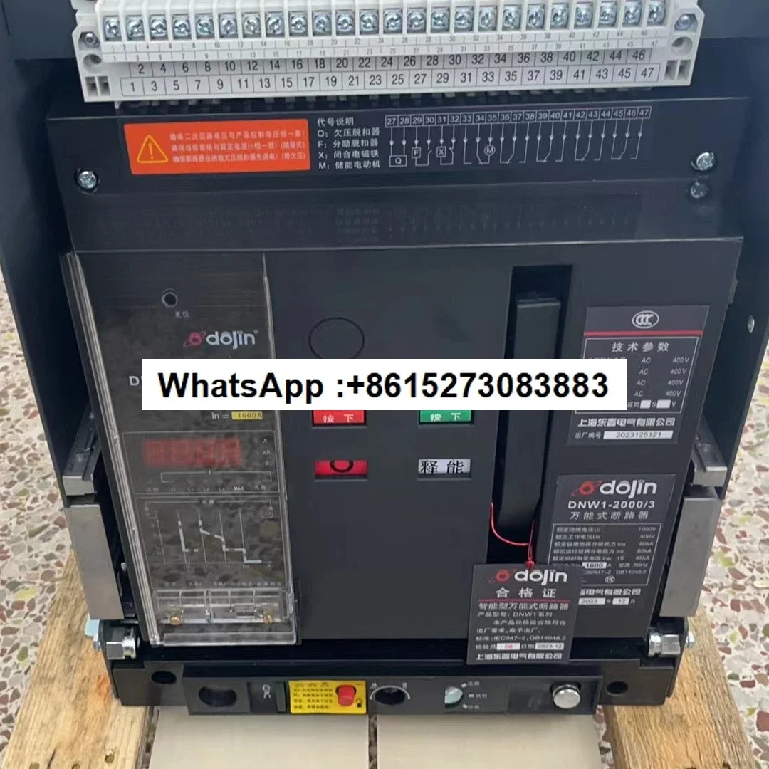Shanghai Dongjin Electric DNW1-2000 универсальный автоматический выключатель с фиксированным ящиком KST45-M интеллектуальный контроллер
Shanghai Dongjin Electric DNW1-2000 универсальный автоматический выключатель с фиксированным ящиком KST45-M интеллектуальный контроллер