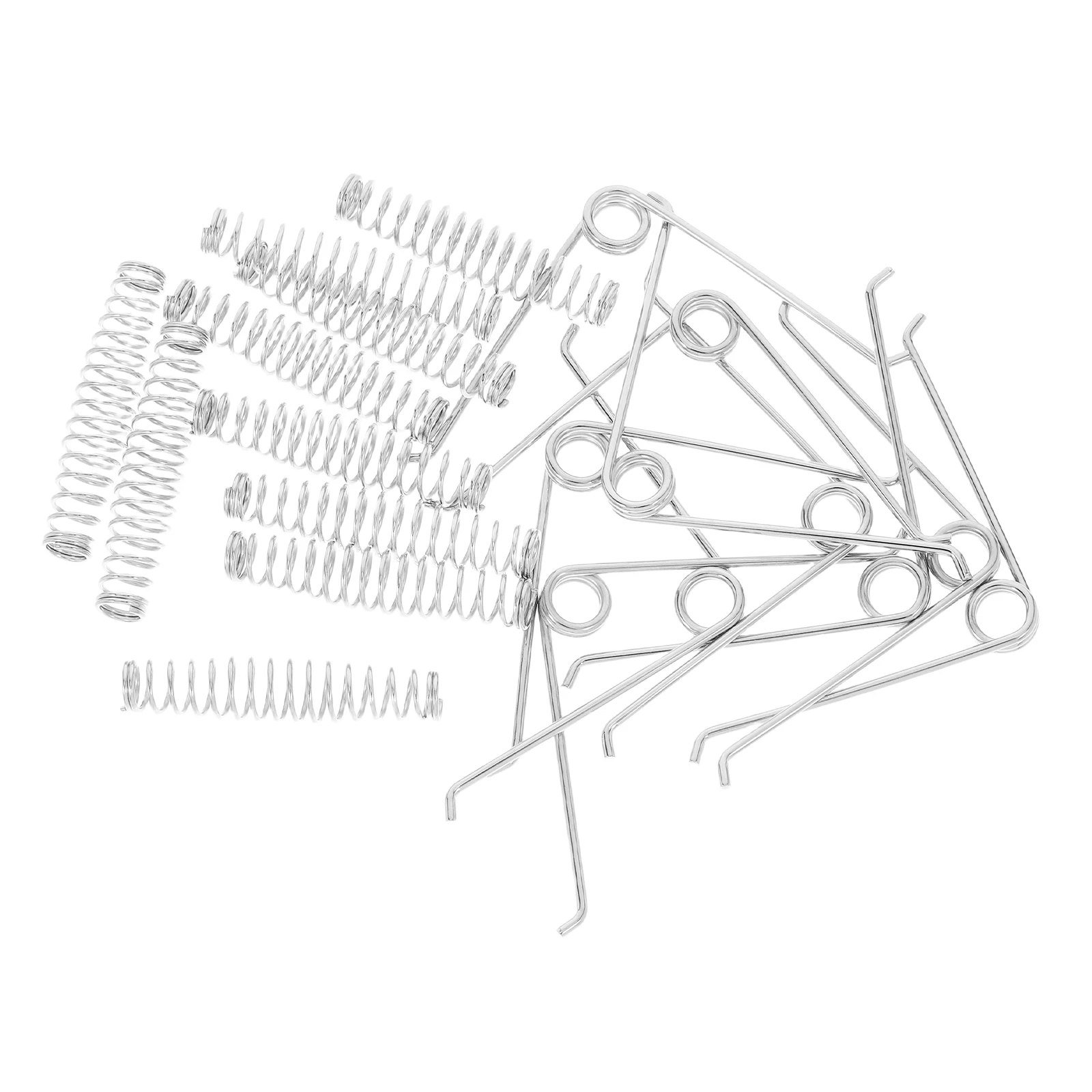 20 Pcs Scissor Spring Coil Stainless Steel Garden Tool Replacement Pruning Springs for Trimmers Pruners Shears V Shaped Branch
20 Pcs Scissor Spring Coil Stainless Steel Garden Tool Replacement Pruning Springs for Trimmers Pruners Shears V Shaped Branch