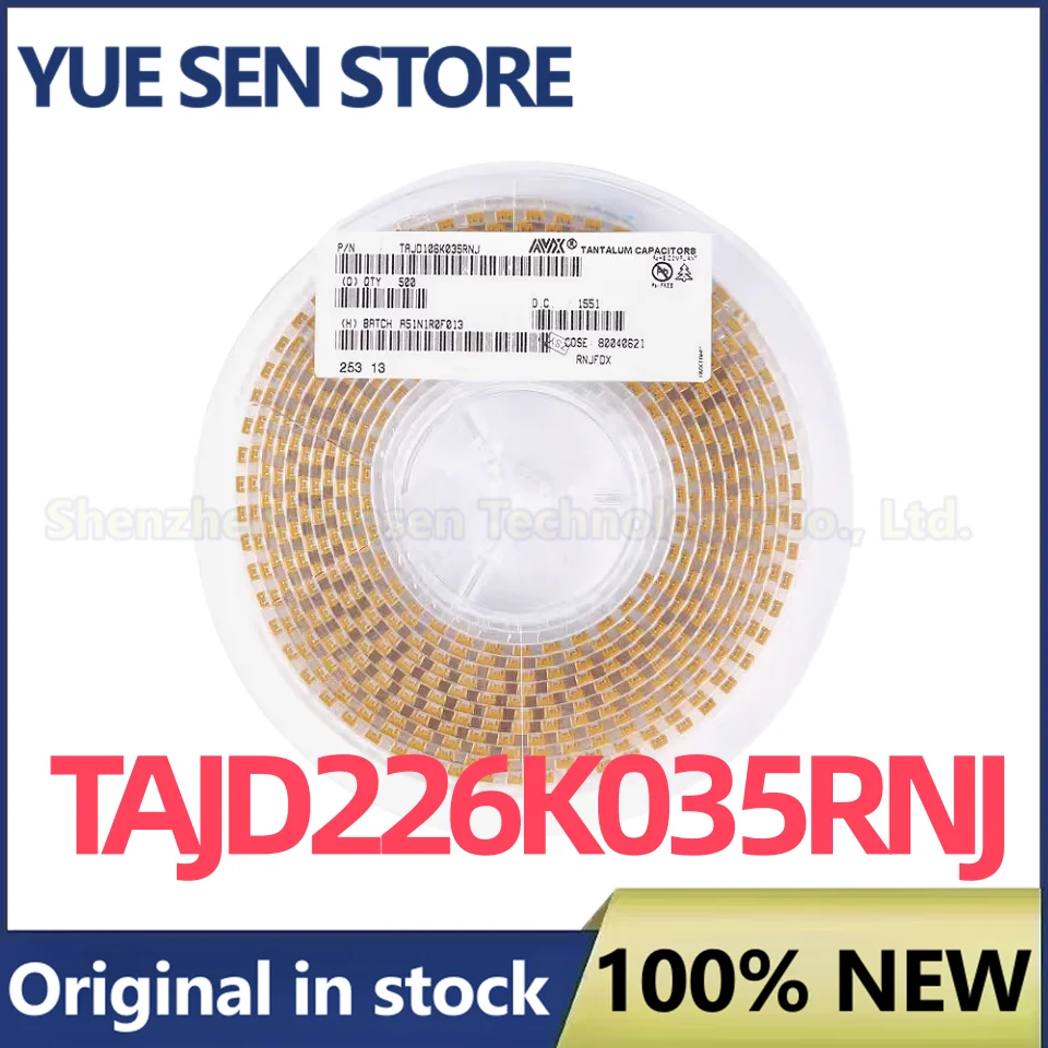 TAJD226K035RNJ Tantalum capacitor precision ±10% 226V
TAJD226K035RNJ Tantalum capacitor precision ±10% 226V