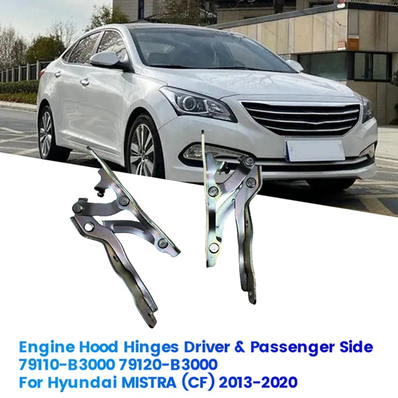 1 пара шарниров капота и пассажирской стороны 79110-B3000 79120-B3000 для Hyundai MISTRA (CF) 2013-2020 шарнир капота двигателя
1 пара шарниров капота и пассажирской стороны 79110-B3000 79120-B3000 для Hyundai MISTRA (CF) 2013-2020 шарнир капота двигателя