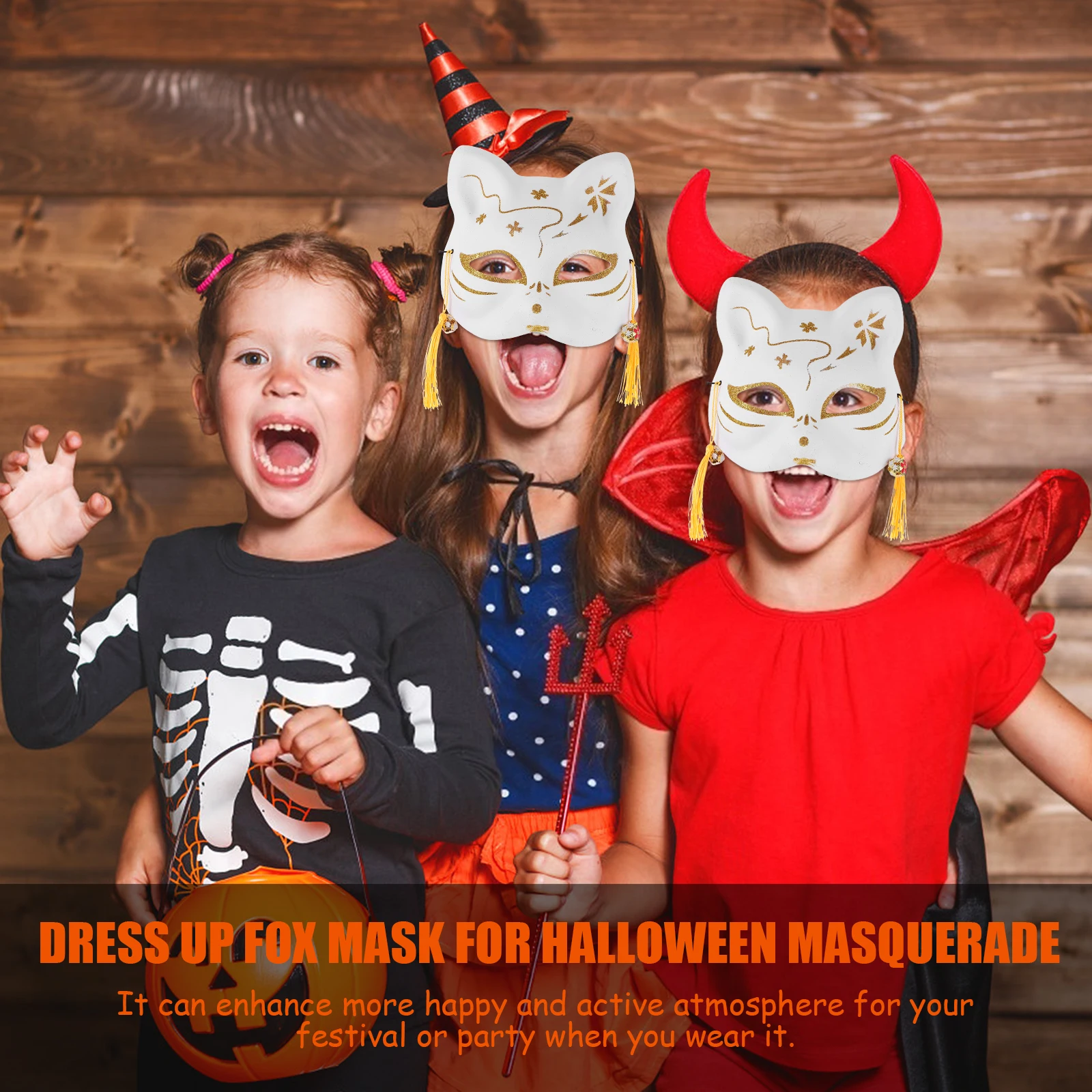 Fox Mask Novelty Dancing Party Foxes Make up Painted Japanese Style Halloween Dress Makeup
Fox Mask Novelty Dancing Party Foxes Make up Painted Japanese Style Halloween Dress Makeup