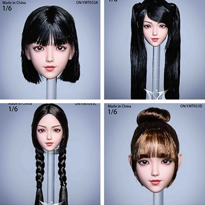 YMTOYS YMT053 1/6 Lovely Loli Head Sculpt Hair Transplant Head Carving Fit 12'' Girl Action Figure Body Dolls Hobby Collection
YMTOYS YMT053 1/6 Lovely Loli Head Sculpt Hair Transplant Head Carving Fit 12'' Girl Action Figure Body Dolls Hobby Collection